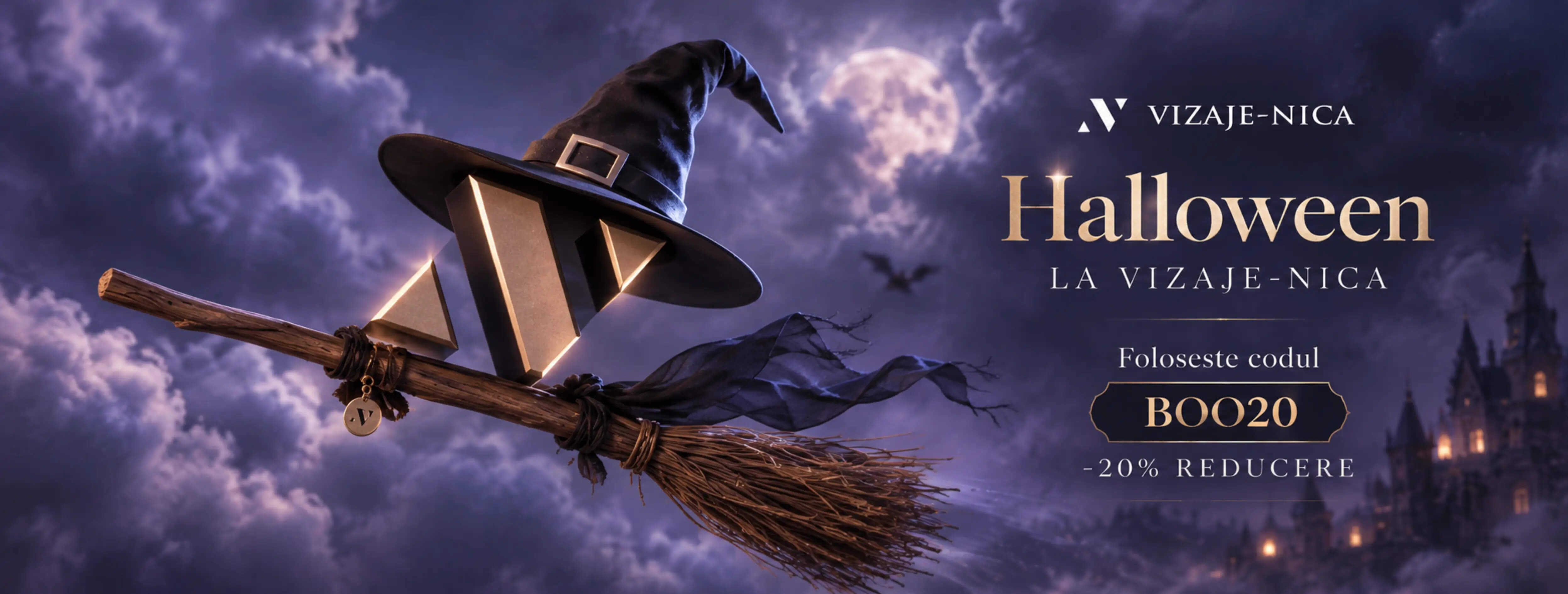 Halloween — скидка 20% по промокоду BOO20