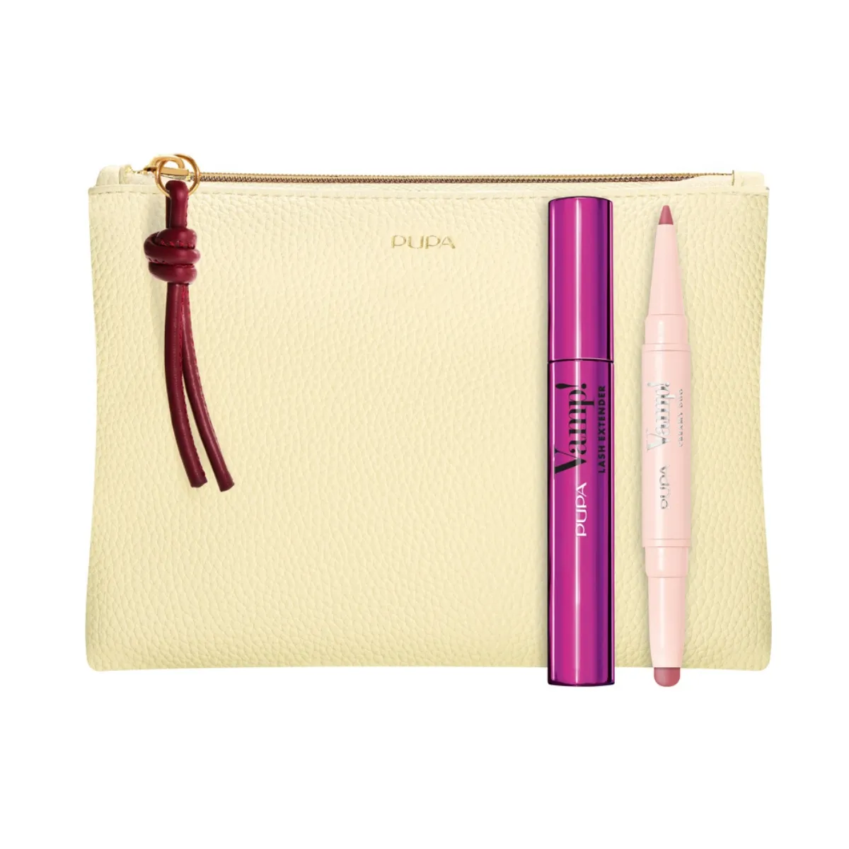 Set pentru machiajul ochilor Pupa Vamp! Lash Extender + Creamy Duo + portfard