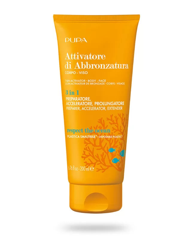 PUPA Tan Activator-Body Face 3 in 1 Activator de bronzare pentru față și corp