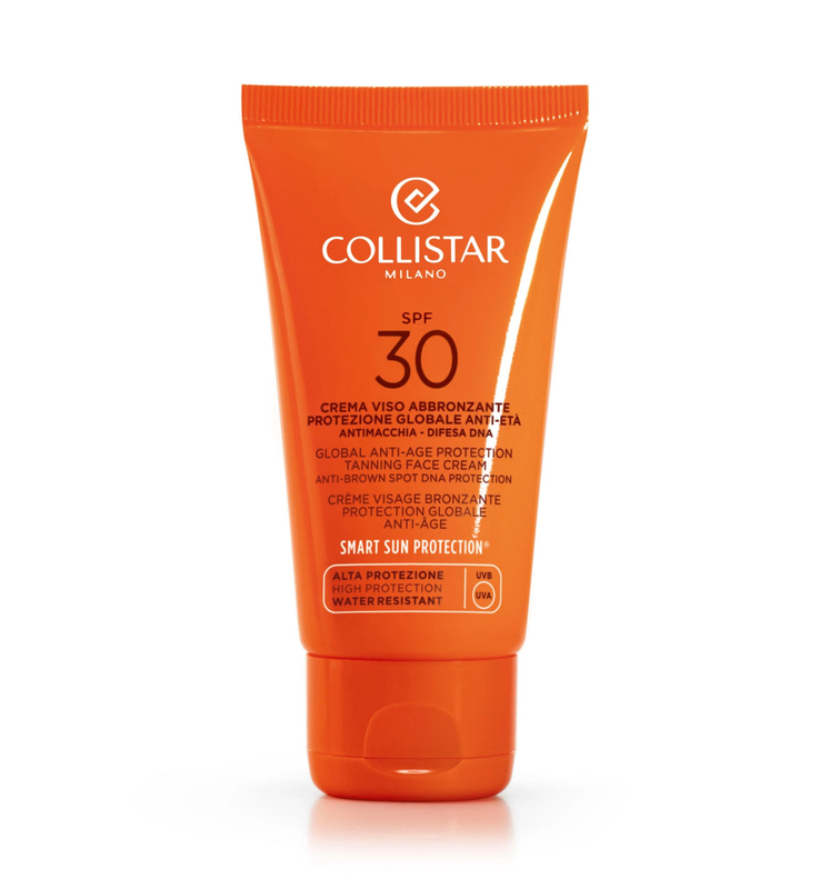 Collistar Global Anti-Age Protection Tanning Face Cream SPF 30 Cremă împotriva petelor pigmentare