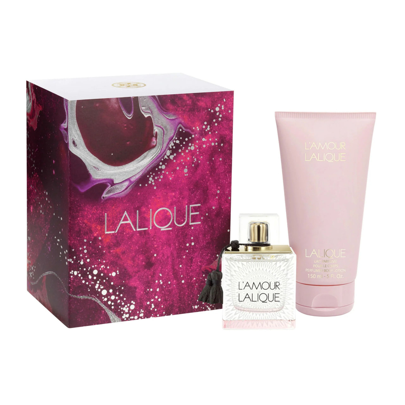 LALIQUE Set L'Amour (EDP 100ml + Body lotion 150 ml) Парфюмерный набор