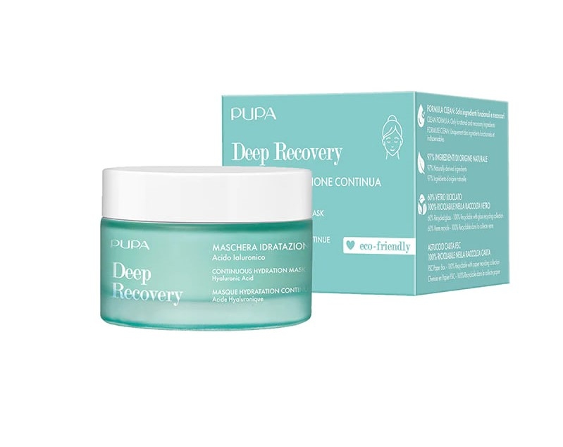 Pupa Deep Recovery Continuous Hydrating Face Mask Mască de față hidratantă