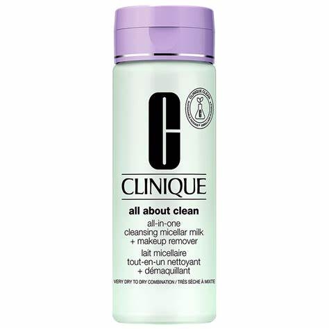 Clinique All About Micellar Milk + Makeup Remover apte demachiant pentru ten gras