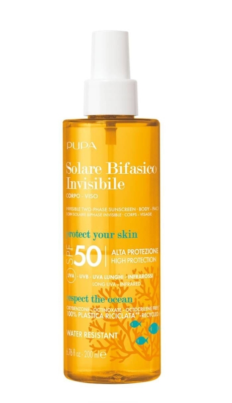 PUPA Invisible Two-Phase Sunscreen SPF 50 Spray bifazic de protecție solară