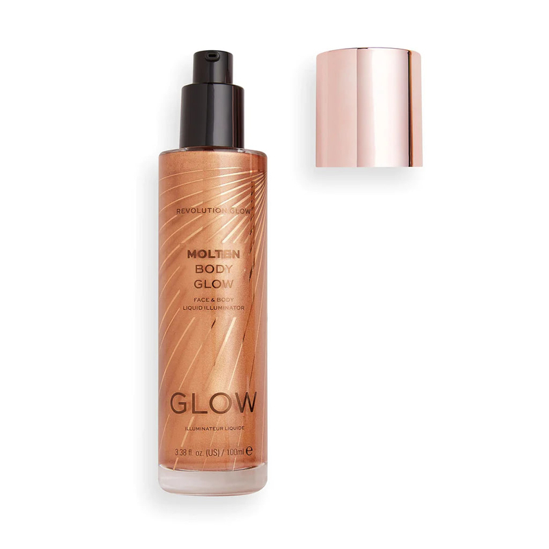 Makeup Revolution Glow Molten Body Liquid Illuminator Iluminator lichid pentru corp