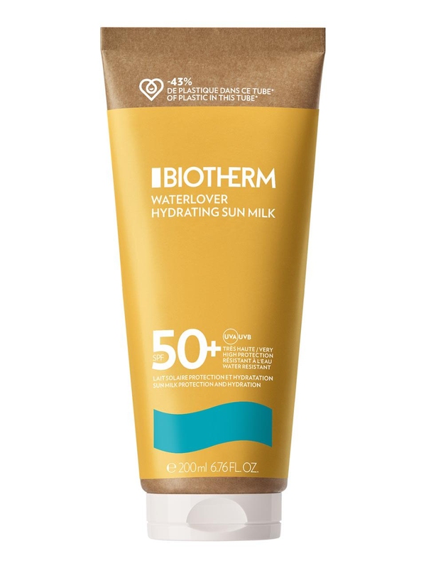 BIOTHERM Waterlover Hydrating Sun Milk SPF 50 Lapte de protecție solară pentru corp și față