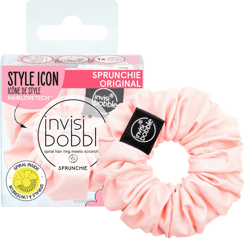 Elastic pentru par Invisibobble Sprunchie Single Retro Dreamin Paint No Moutain High