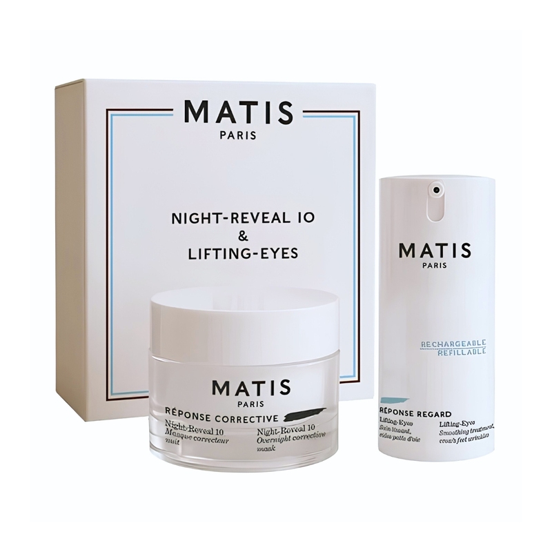 Ночной набор для ухода за лицом Matis Reponse Corrective Night-Reveal 10 50 мл + Lifting-Eyes 15 мл