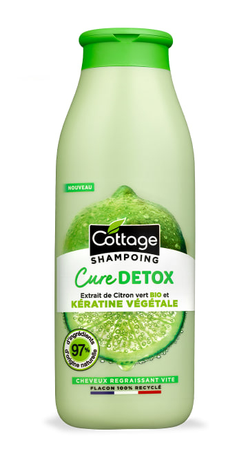 COTTAGE Keratin Plant Based Cure Detox Shampoo Șampon pentru păr gras