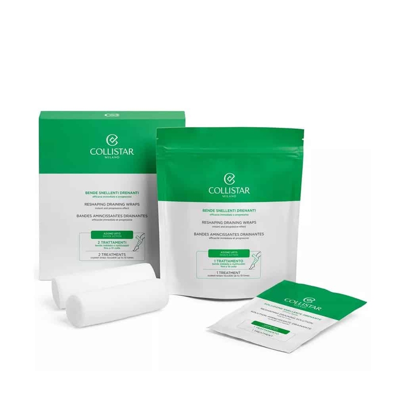 Set de împachetări Collistar Reshaping Draining Wraps 2x100ml