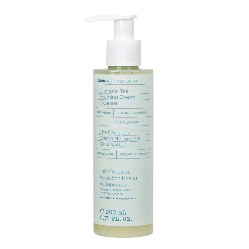 Korres Olympus Tea Foaming Cleansing Cream Cremă spumantă de curățare