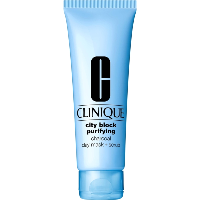 CLINIQUE CITY BLOCK PURIFYING CHARCOAL CLAY MASK + SCRUB