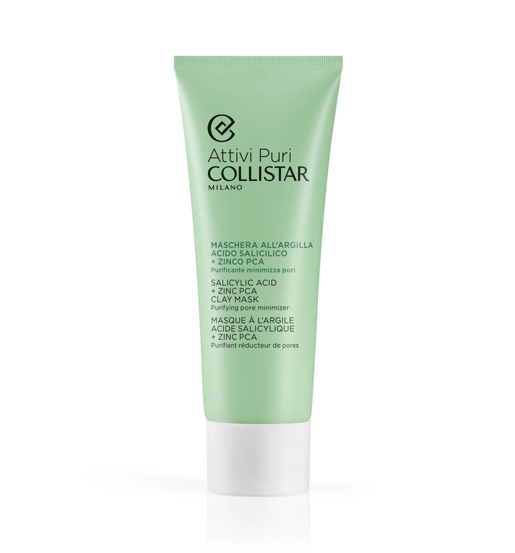 COLLISTAR Salicylic Acid + Zinc PCA Clay Mask Mască de argilă pentru față cu acid salici