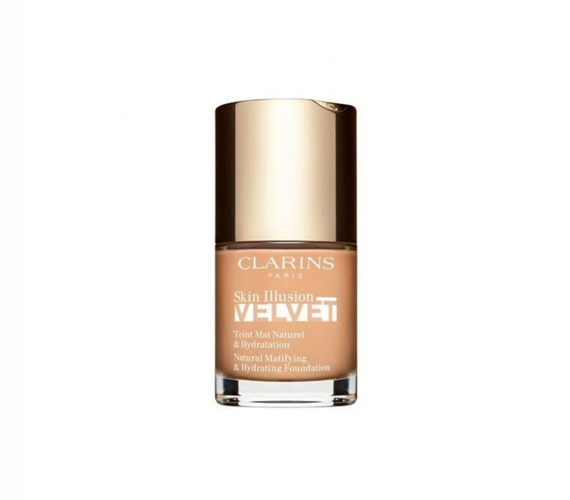CLARINS Skin Illusion Velvet Fond de ten hidratant cu finisarea mata
