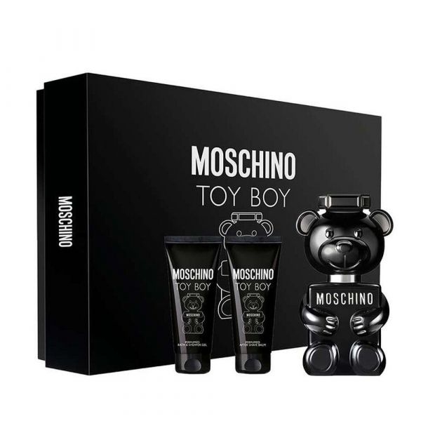 MOSCHINO Men's Toy Boy Gift Set (EDP 50ml+Shower Gel 50 ml+After Shave Balm 50 ml)