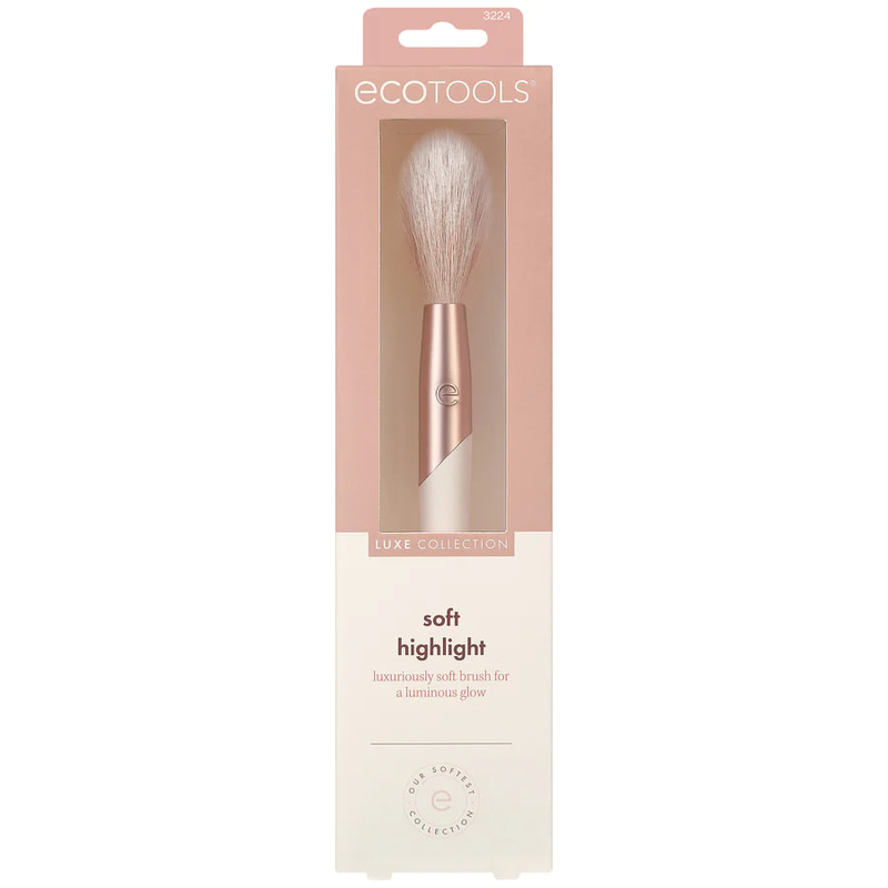 Pensulă pentru iluminator EcoTools Eco Luxe Soft Hightlight Makeup Brush