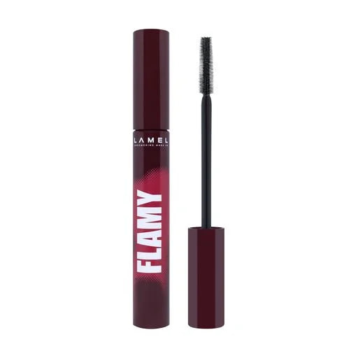 LAMEL FLAMY Hot Volume Mascara Burgundy Color Rimel pentru ochi