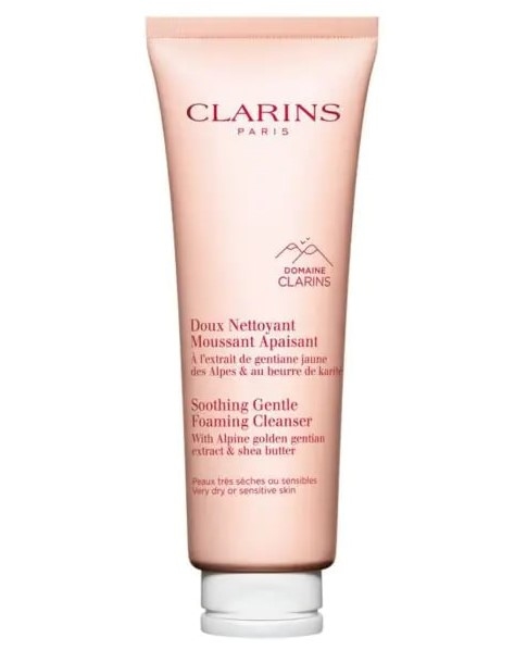 CLARINS Cleansing &Toning Soothing Gentle Foaming Cremă de curățare spumantă pentru pielea sensibila