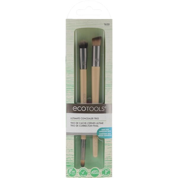 Set pensule pentru machiaj EcoTools Ultimate Concealer Trio
