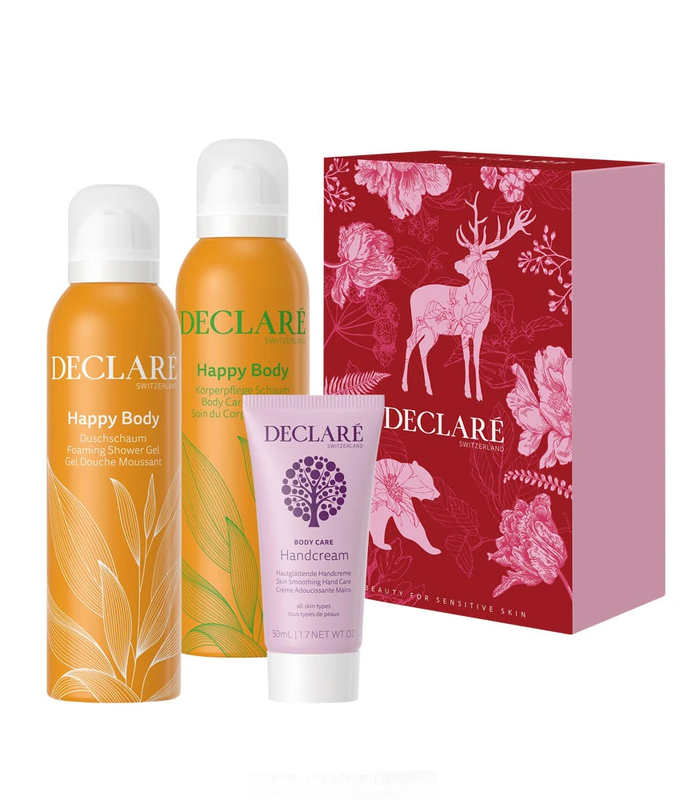 DECLARE Happy Body Care X-MAS (Shower Mousse 200 ml+Body Mousse 200 ml + Hand Cream 50 ml)