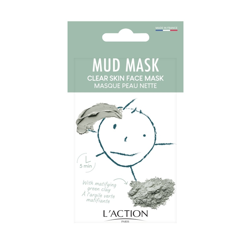L'ACTION Clear Skin Face Mask