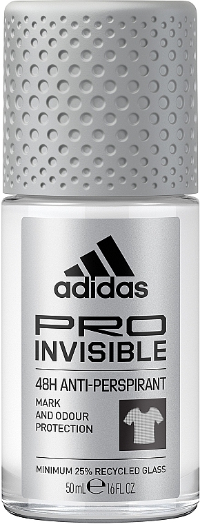 Deodorant-antiperspirant roll-on Adidas Pro Invisible.