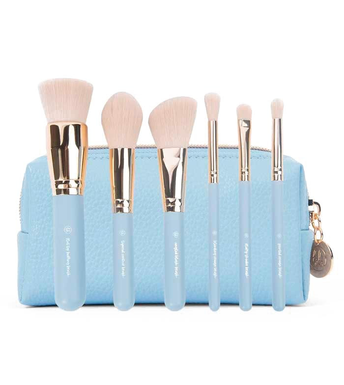 BH Cosmetics Set Of Brushes + Escape Bag Set de pensule