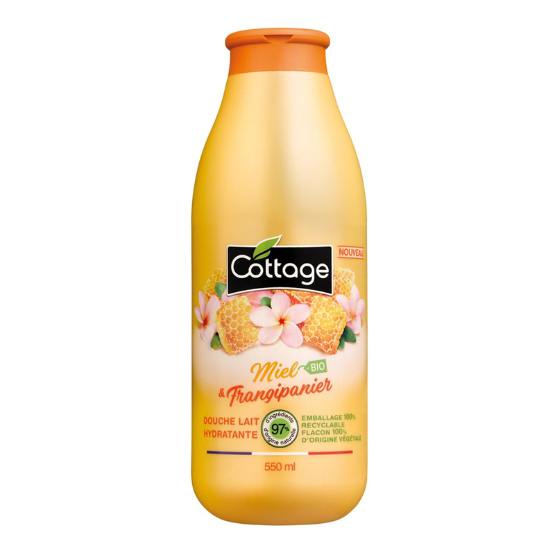 COTTAGE Honey and Frangipani Flower Shower Gel Lăptișor de baie