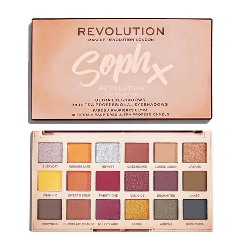 Makeup Revolution X Soph Extra Spice Eyeshadow Palette Paleta de farduri de ochi