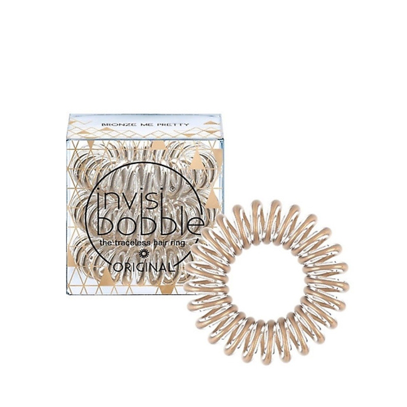 Elastic de păr Invisibobble Original Pretzel Brown