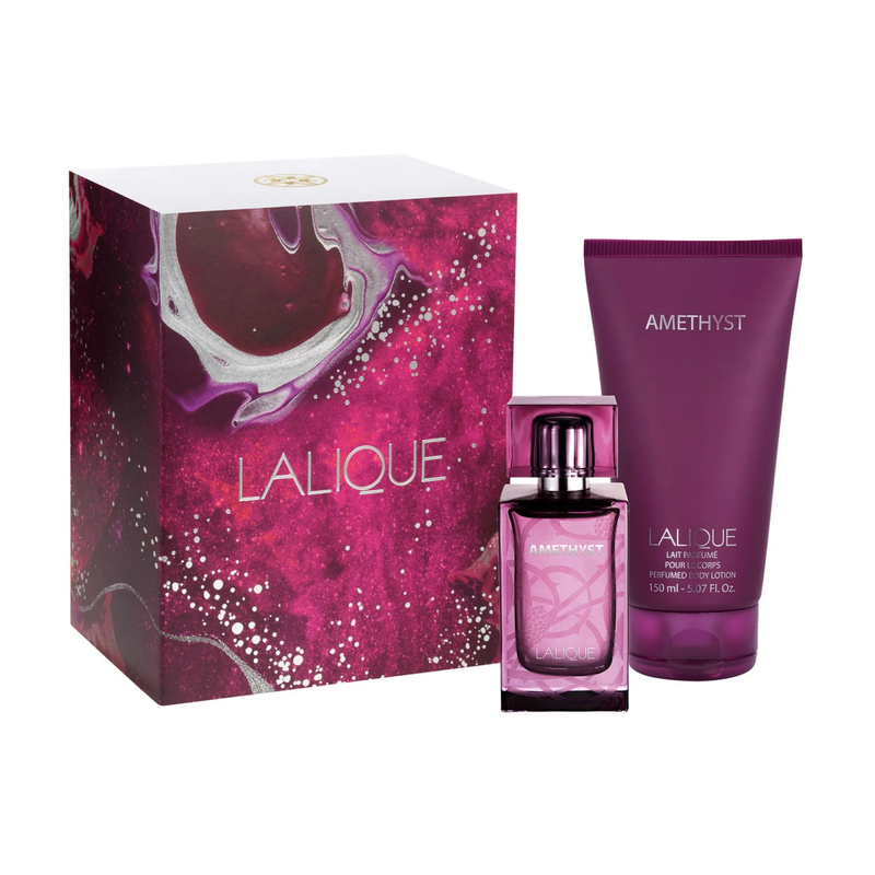 LALIQUE Set Ametist (EDP 50ml + Body Lotion 150 ml)