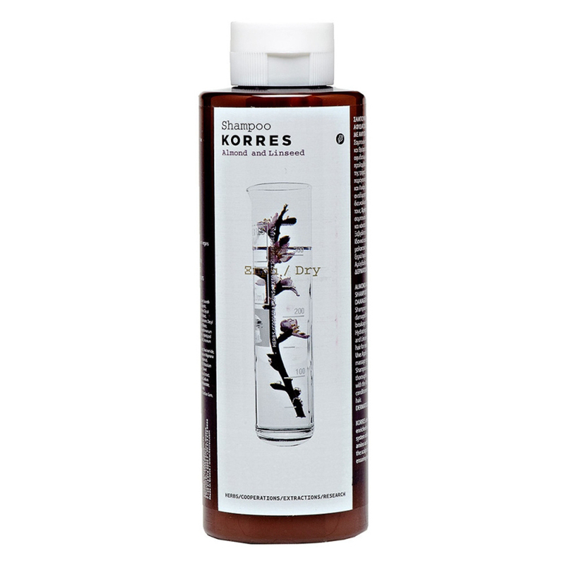KORRES Shampoo Almond & Linseed Șampon pentru păr uscat și deteriorat