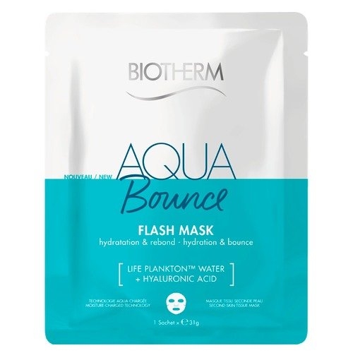 BIOTHERM Aqua Bounce Flash Mask Тканевая маска с глубоким увлажняющим эффектом.