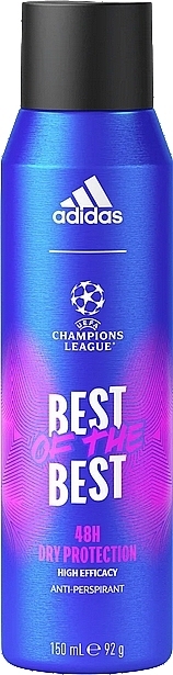 Deodorant-antiperspirant spray Adidas Uefa Best of the Best.