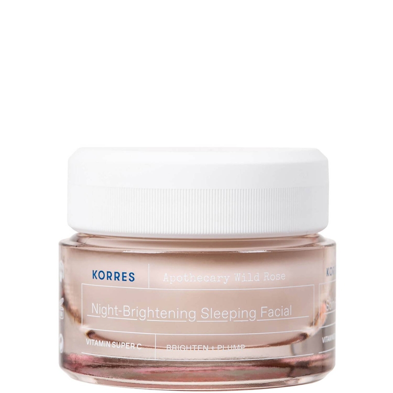 KORRES Wild Rose Night-Brightening Sleeping Facial Cream Crema de noapte