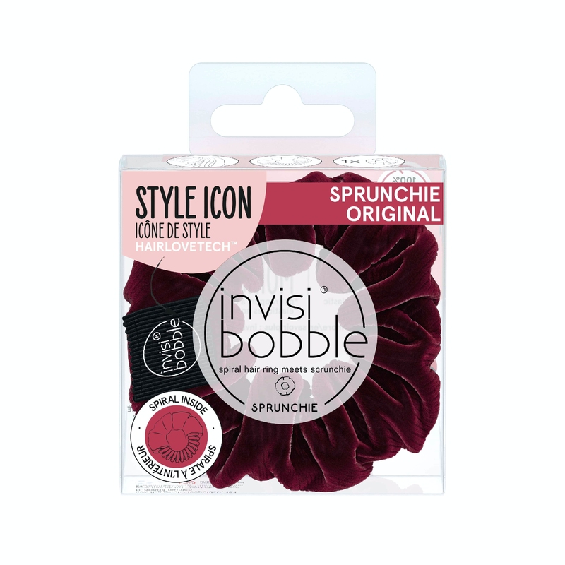 INVISIBOBBLE SPUNCHIE RED WINE ELASTIC