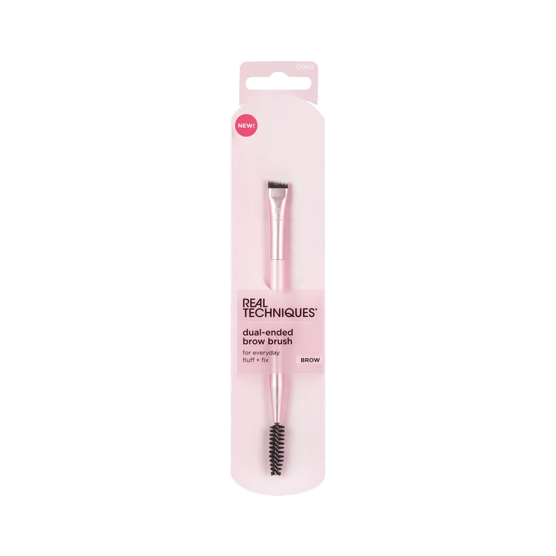 Real Techniques Dual-Ended Brow Brush Pensulă pentru sprâncene cu două capete