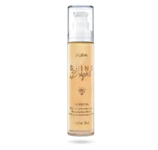 PUPA Shine Bright Gel Body Oil Ulei-spray pentru corp