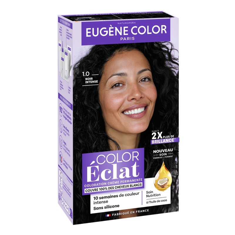 Eugène Color Color & Éclat Les Naturelles Vopsea permanentă pentru păr