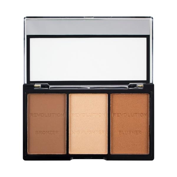 Makeup Revolution Ultra Brightening Contour Kit Ultra Fair C01 Paleta de corectare