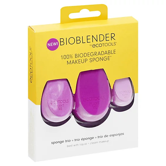 Set bureți de machiaj, 3buc EcoTools BioBlender Trio