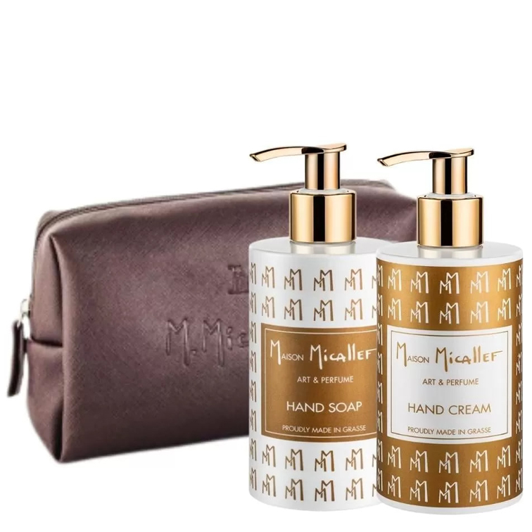 M.MICALLEF Pack Hand Cream & Hand Soap Set: Sapun de maini si crema de maini