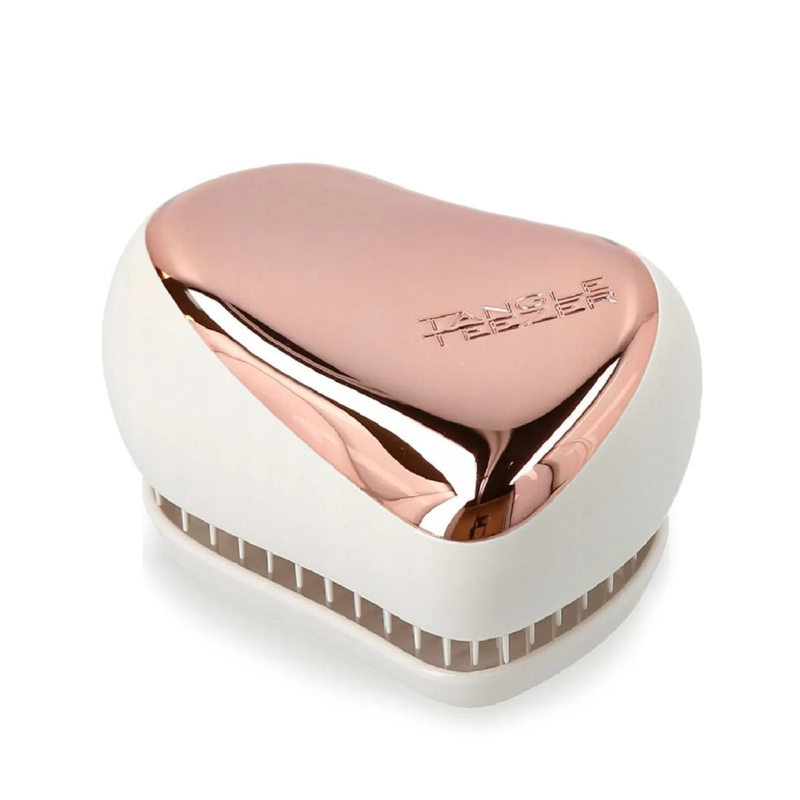 Perie de păr Tangle Teezer Compact Styler Rose-Gold Ivory