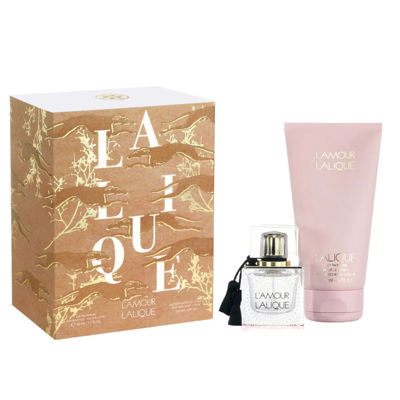 Lalique L'Amour Set (EDP 50ml + Body lotion 150 ml) Set de parfumuri