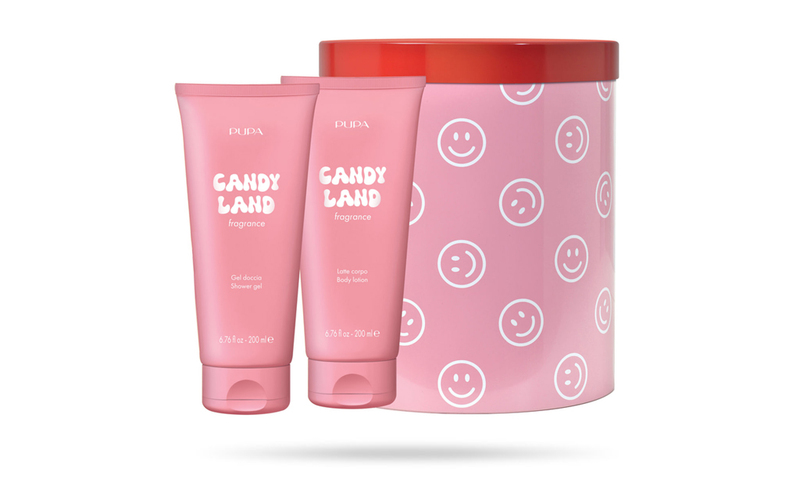 PUPA Happy Box Kit Candy Land Set (Shower gel 200 ml + Body lotion 200 ml)