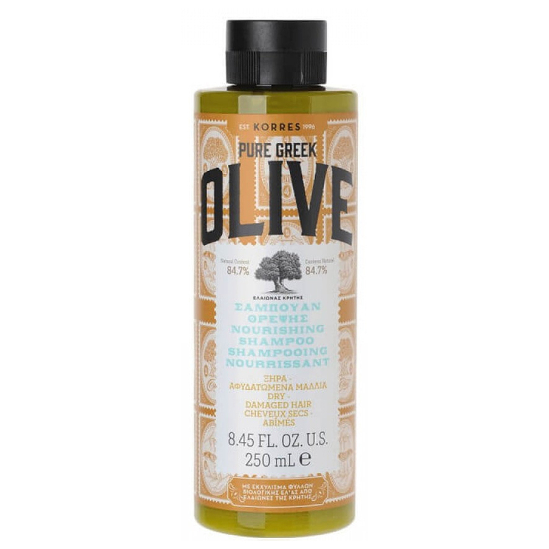 KORRES Pure Greek Olive Nourishing Shampoo Шампунь для сухих и поврежденных волос