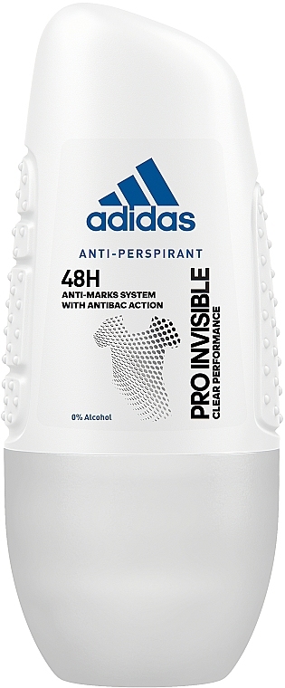 Deodorant antiperspirant roll-on Adidas Pro Invisible.