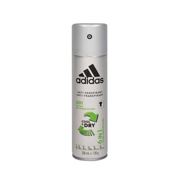 Deodorant-antiperspirant spray Adidas Cool&Dry 6 in 1.