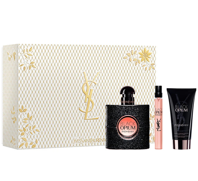 Yves Saint Laurent Black Opium Set (EDP 50ml + EDP 10ml + Body Lotion 50ml)