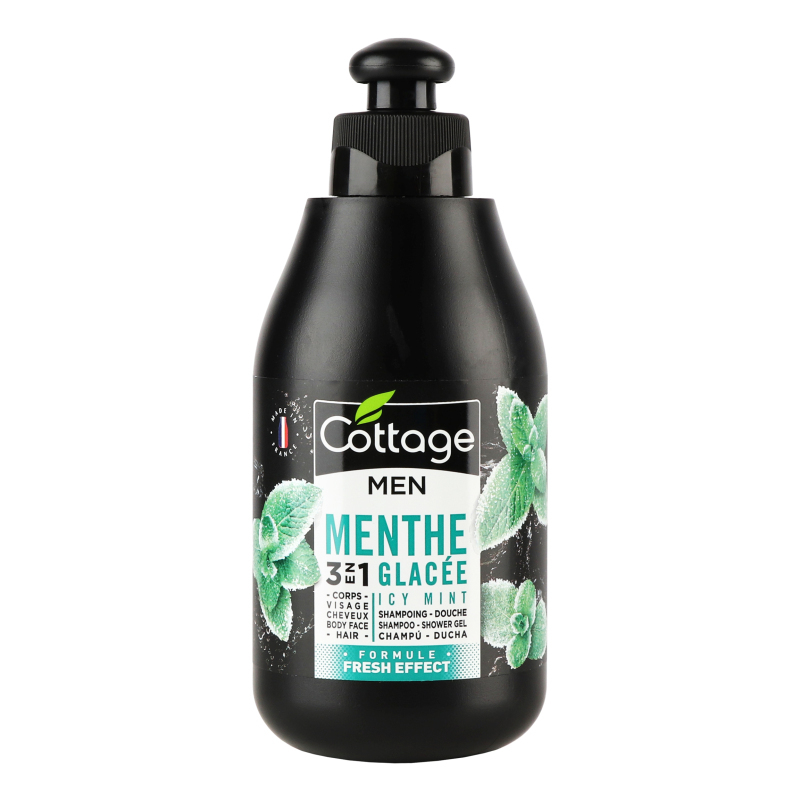 COTTAGE Shampoo Shower Gel 3 in 1 Icy Mint Гель для душа